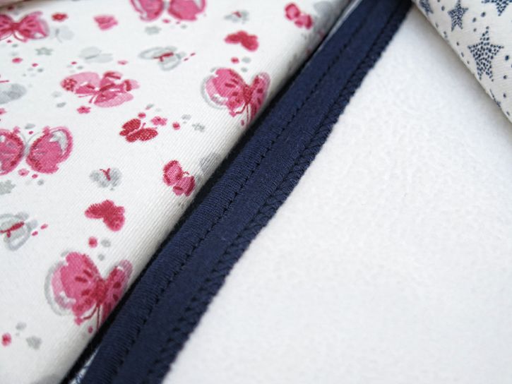 Manta algodon y polar estampada