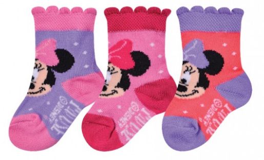 Media Soquete Estampado Minnie