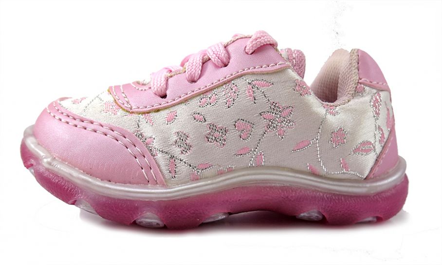 Zapatillas Con Cordones y Flores Bordadas