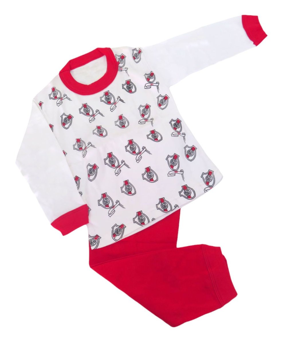 Pijama Invierno Pantalon y Remera Manga Larga  River Plate