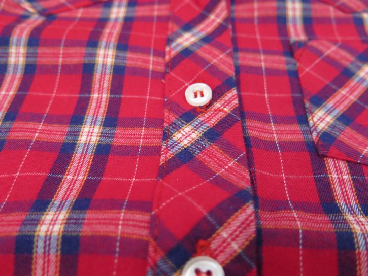 Camisa Manga Larga De Viyela Escocesa Nena