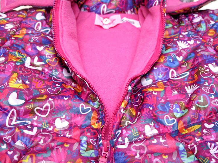 Campera Silver Forrada Con Polar Estampada