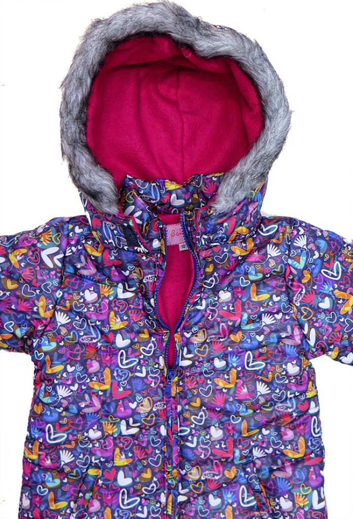 Campera Silver Forrada Con Polar Estampada