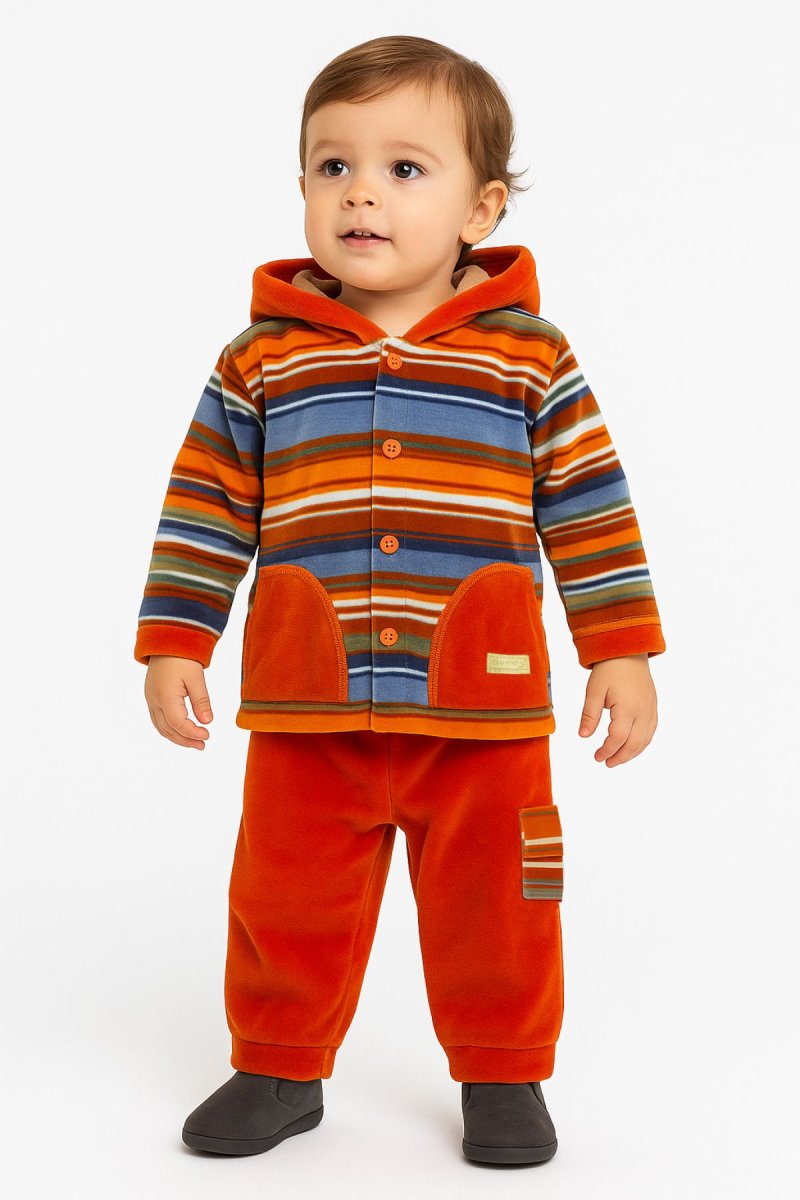 Conjuntos Push Campera Rayada y Pantalon Sin Pie