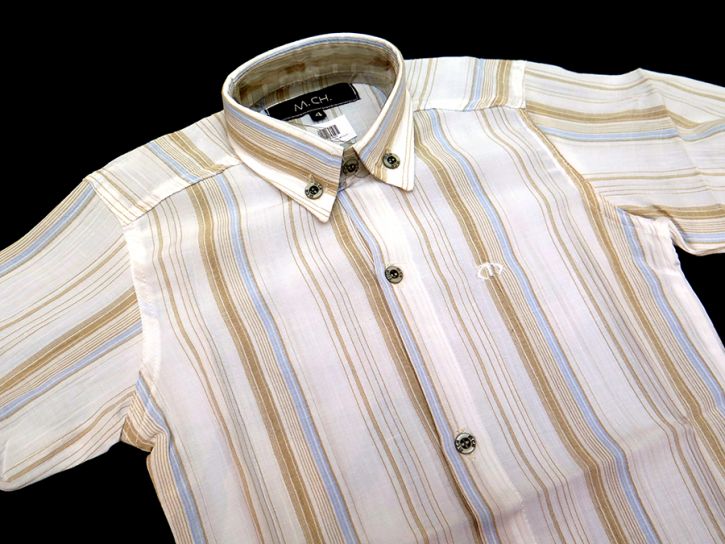 Camisa Manga Larga Rayada Tipo Bambula