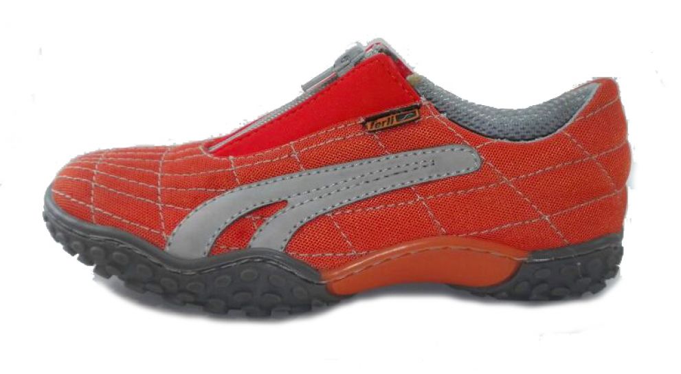 Zapatilla Con Cierre Con Costura