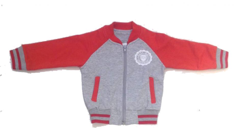 Campera Algodon Rustico Con Puño Tipo Universitario