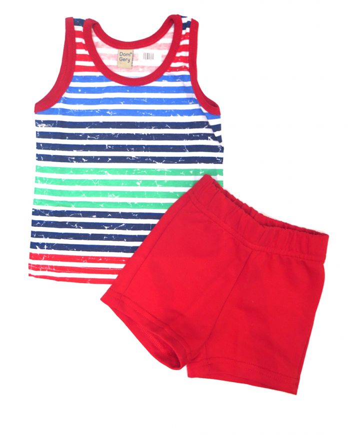 Conjunto Remera Musculosa + Short Varon