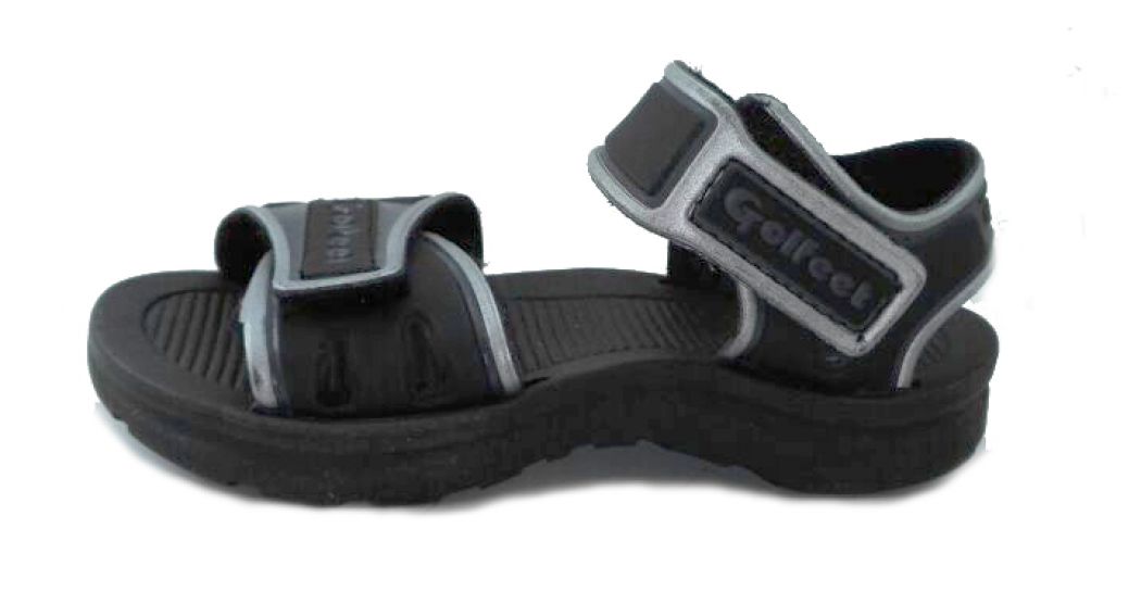 Sandalias de Goma con Doble Velcro