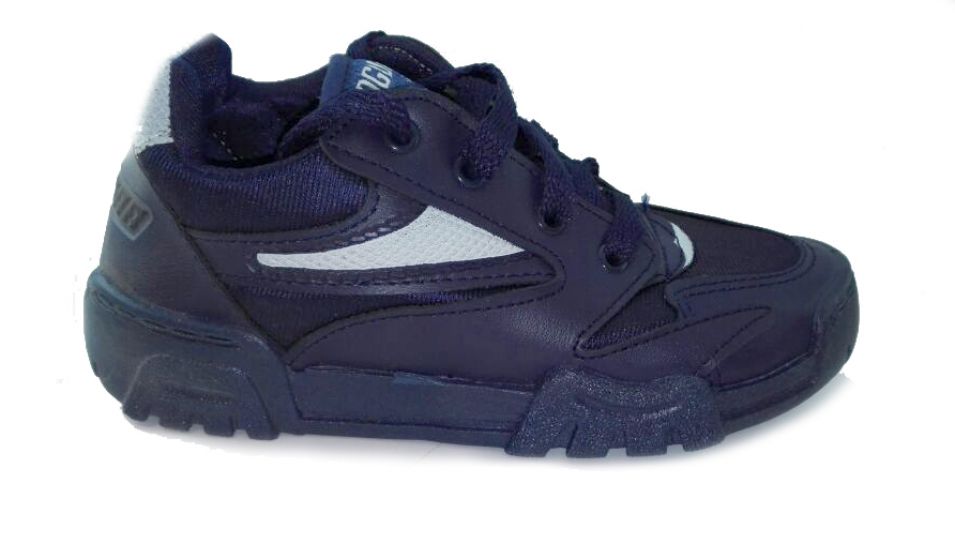 Zapatillas Cuerina Con Cordon