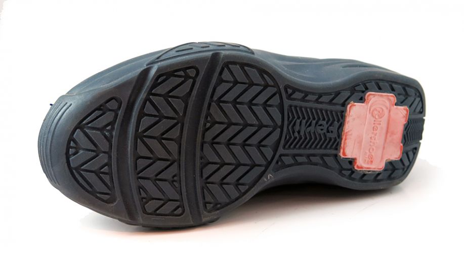 Zapatillas Combinada Tela y Cuerina Con Cordon