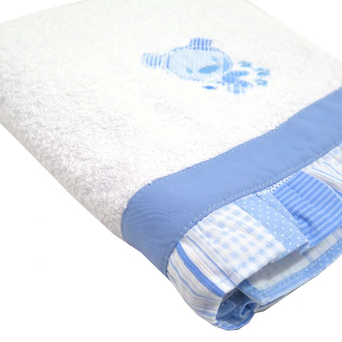 Toallon Sin Capucha Bordado Con Volado