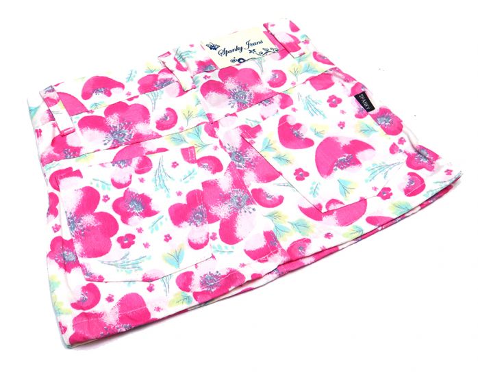 Pollera Estampada Flores