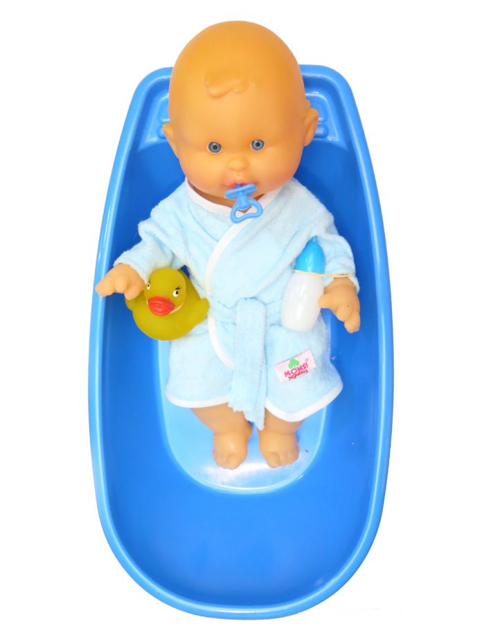 Muñeco Bebe Rulito Con Salida de Baño y Bañera