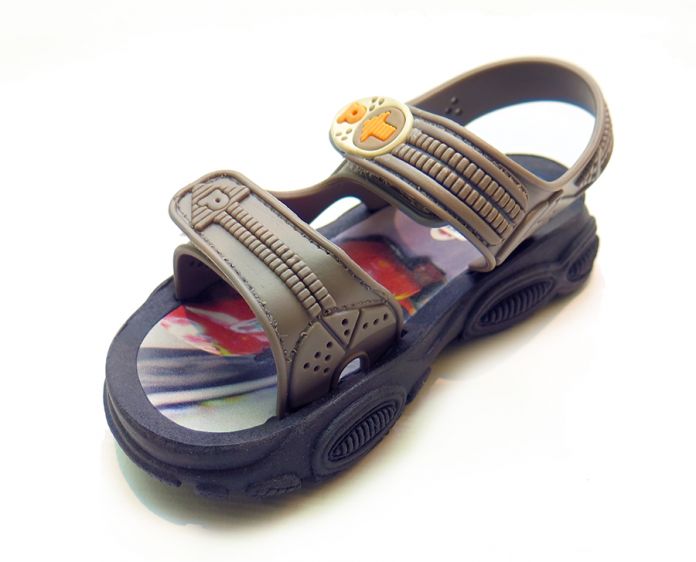 Sandalia Todo Goma - Velcro - Auto Estampado