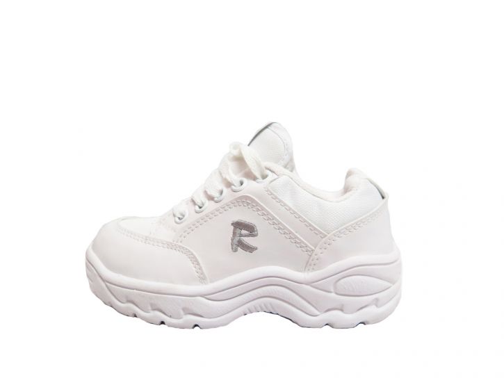 Zapatilla Cuerina Cordon base alta