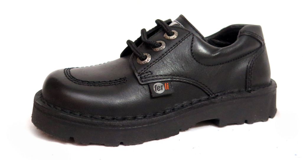 Zapato Colegial Mango Con Velcro OUTLET