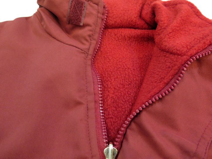 Campera Reversible Con Capucha de Microfibra y Polar