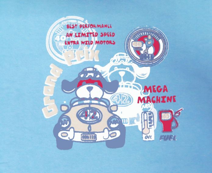 Buzo de Algodon Frizado Sin Capucha Estampado Perro