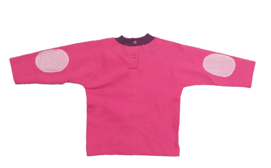 Buzo de Algodon Frizado Estampado Love Con Brillo