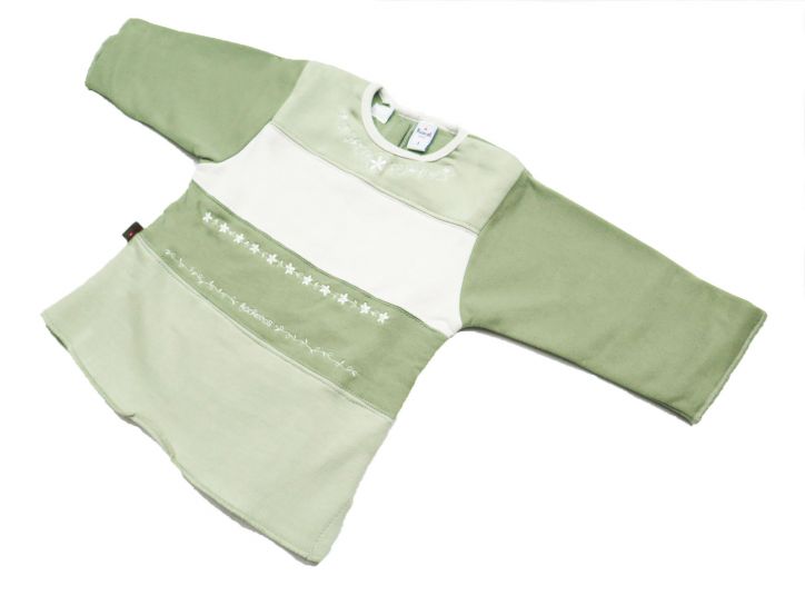 Buzo de Algodon Frizado Sin Capucha Flores Bordada