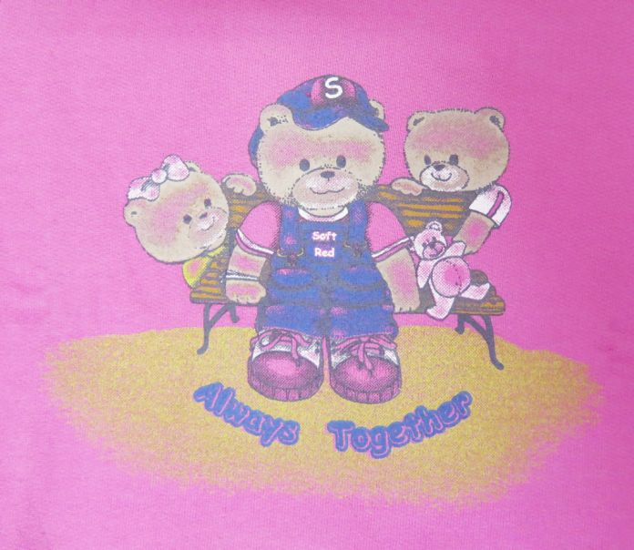 Buzo de Algodon Frizado Sin Capucha Estampado Ositos