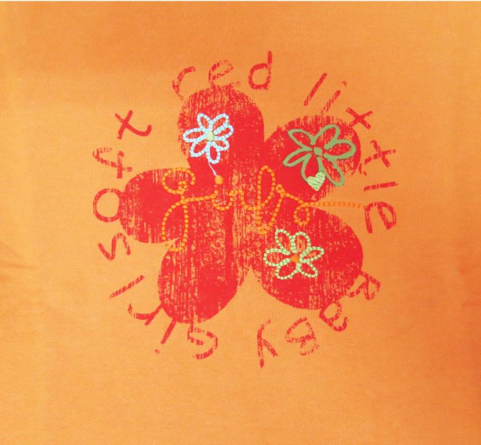 Buzo de Algodon Frizado Sin Capucha Bordado Girls