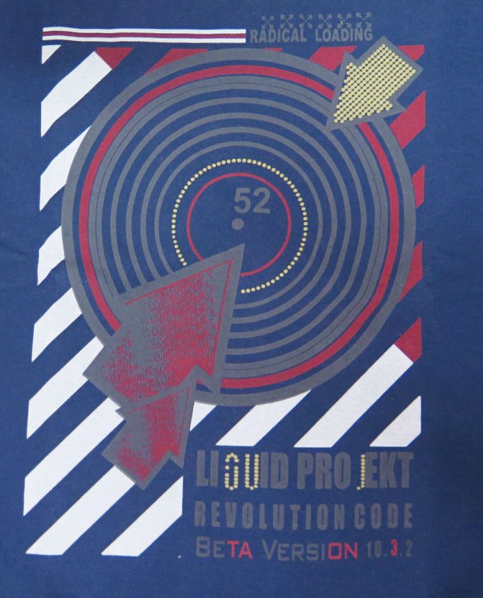 Buzo de Algodon Frizado Sin Capucha Estampado Circulos