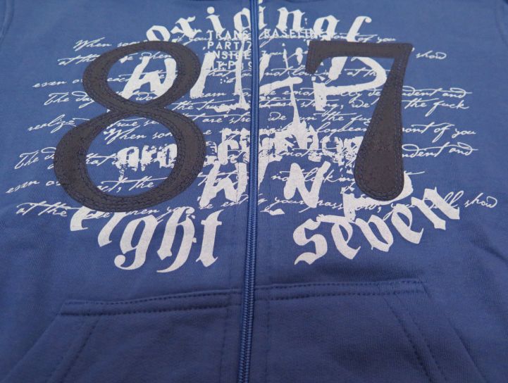 Campera de Algodon Frizado Estampado 87