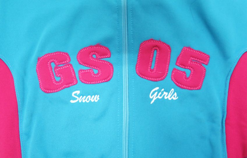 Campera de Acetato Frizado Bordado GS05 Snow Girls