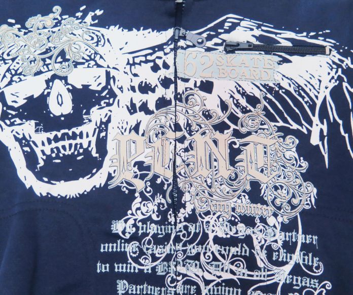 Campera de Acetato Frizado Estampado 62 Skate Board