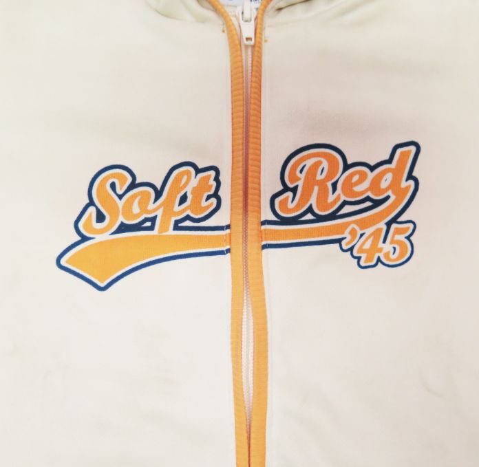 Campera de Acetato Frizado Con Capucha