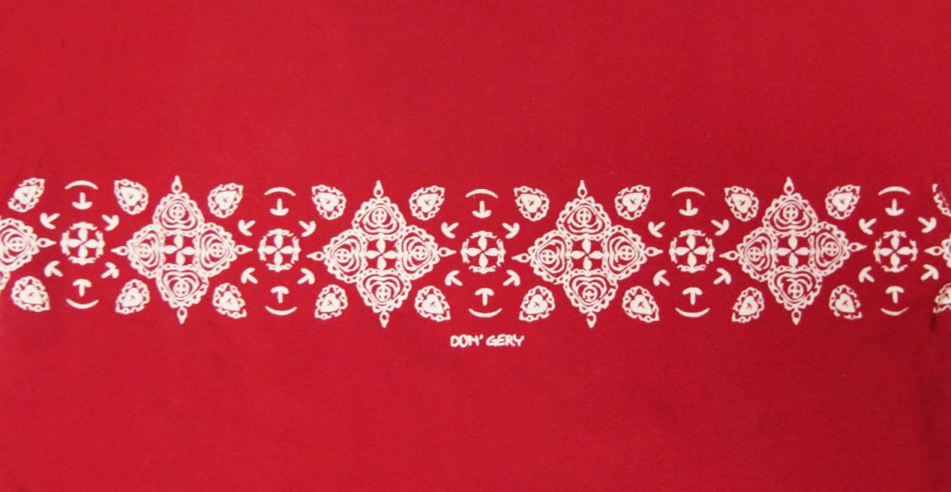 Buzo de Algodon Frizado Estampado Tribales