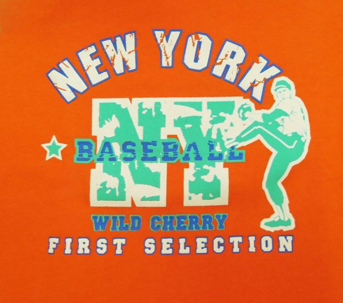 Buzo de Algodon Frizado Estampado New York Baseball