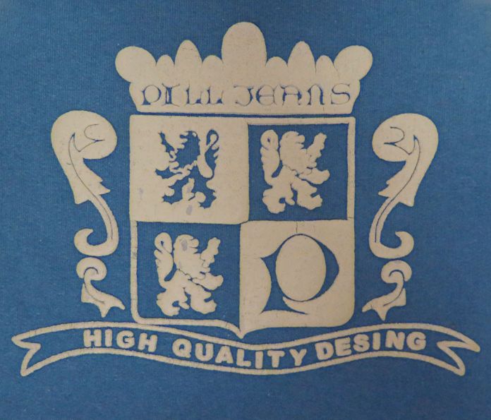 Buzo de Algodon Frizado Estampado Escudo