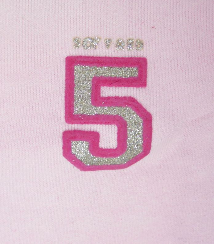 Buzo de Algodon FrizadoEstampado 5 Con Glitter