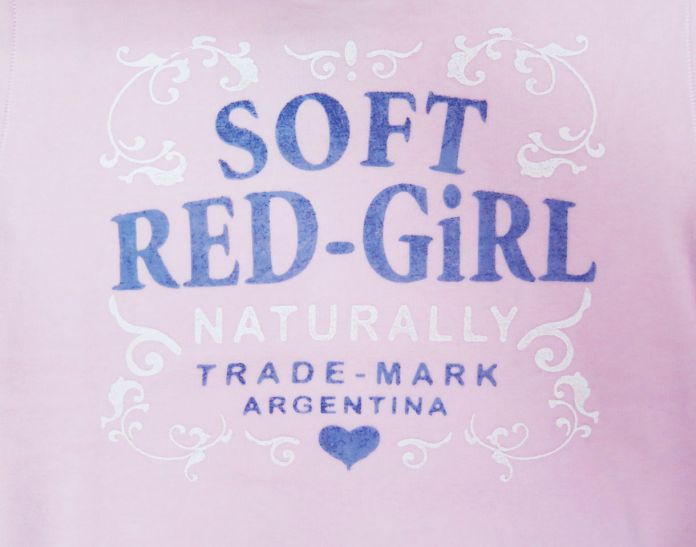 Buzo Gamuzado Estampado Con Puño y Cintura