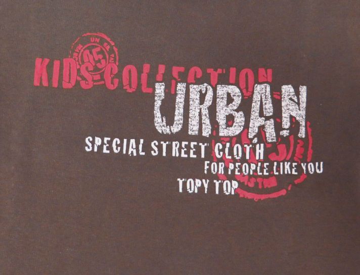 Buzo De Algodon Frizado Estampado Urban