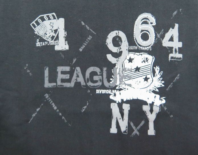 Buzo de Algodon Frizado Estampado League 1964
