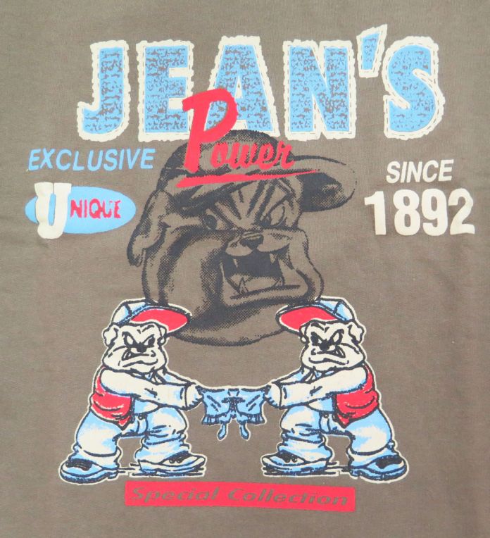 Buzo de Algodon Frizado Estampado Jean