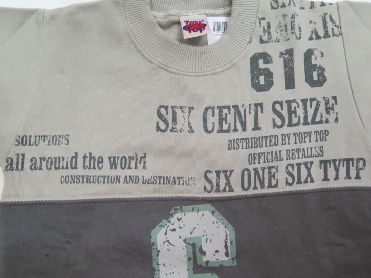 Buzo de Algodon Frizado Estampado 6 Six Cents