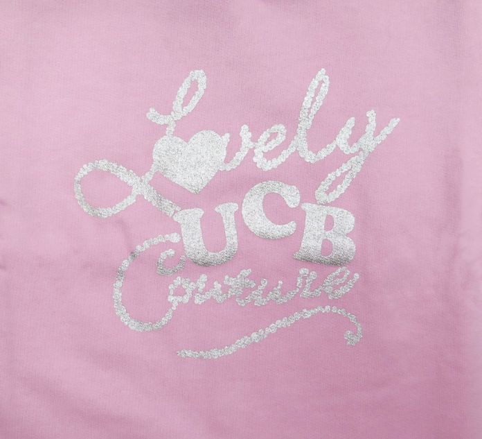 Buzo de Algodon Frizado Estampado Metalizado Lovely