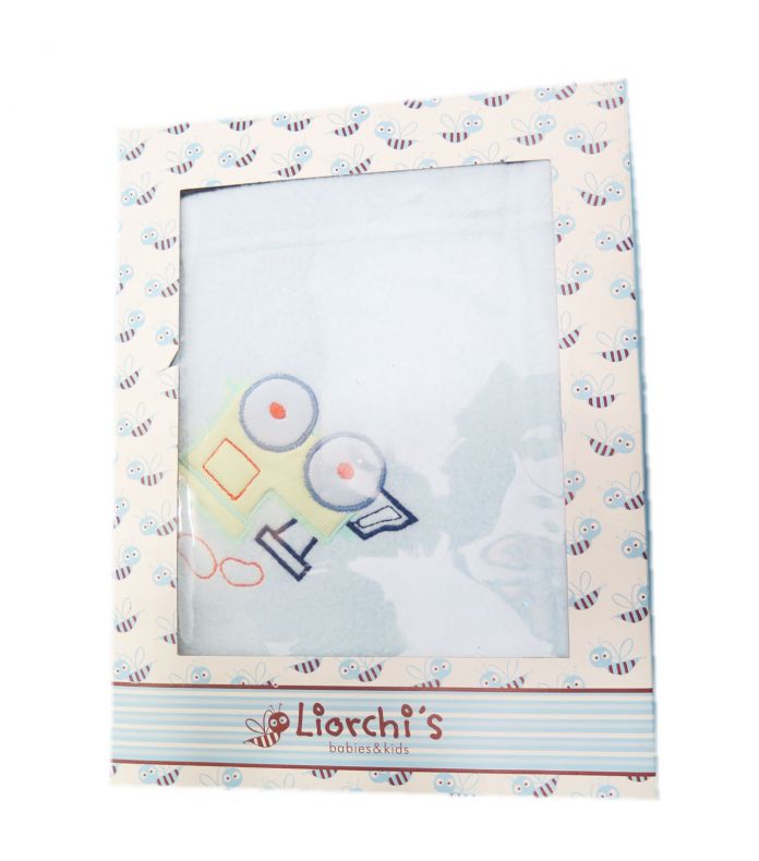 Liorchis Manta polar con aplique de Tren