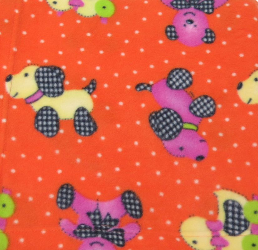 Frazada de Polar Para Cuna Estampado Perro - Oso - Pato