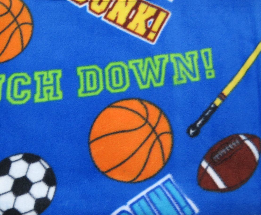 Frazada de Polar Para Cuna Estampado Pelotas