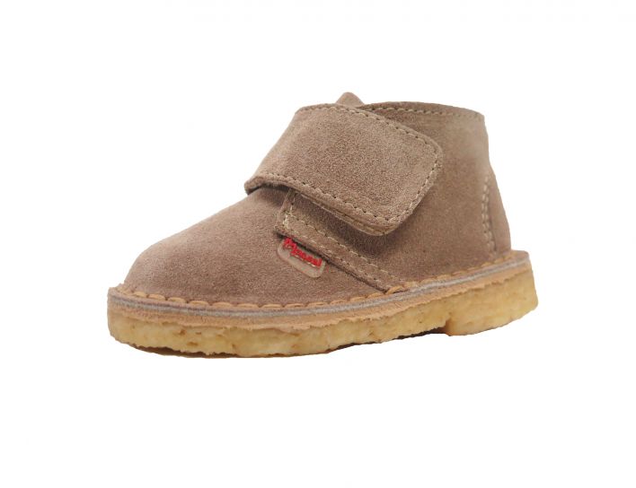 Bota Desierto Velcro Gamuza Goma Crepe