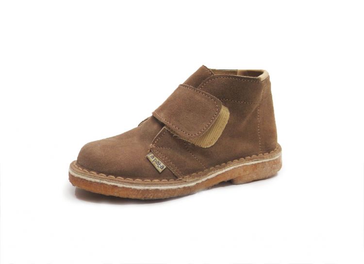 Bota Gamuza Goma Crepe Velcro