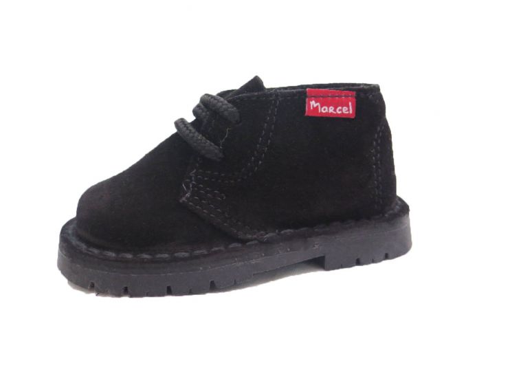 Bota Botita de Gamuza Con Goma Febo y Cordon