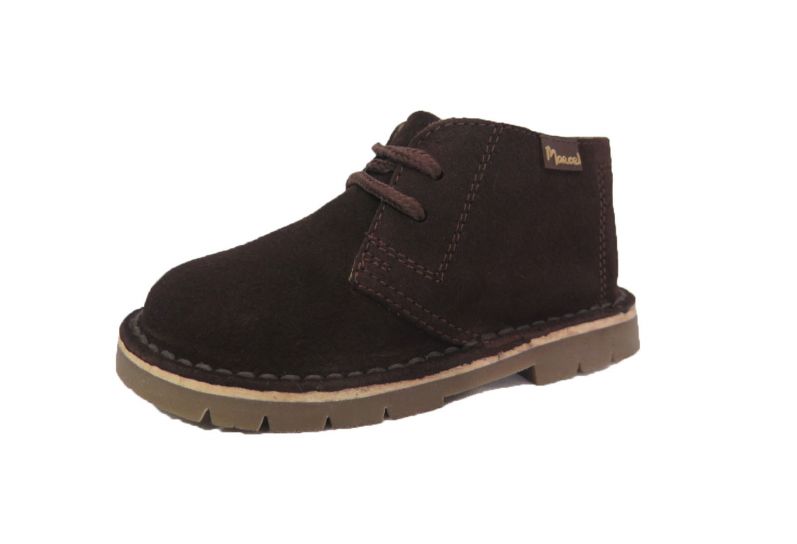 Bota Botita de Gamuza Con Goma Febo y Cordon