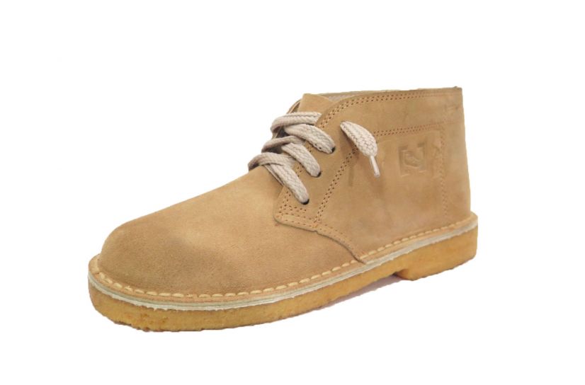 Bota de Gamuza Goma Crepe Con Cordon